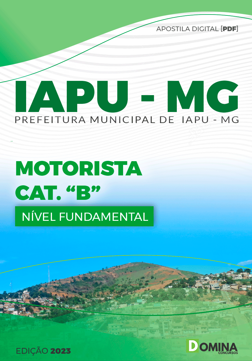 Apostila Pref Iapu MG 2023 Motorista Categoria B