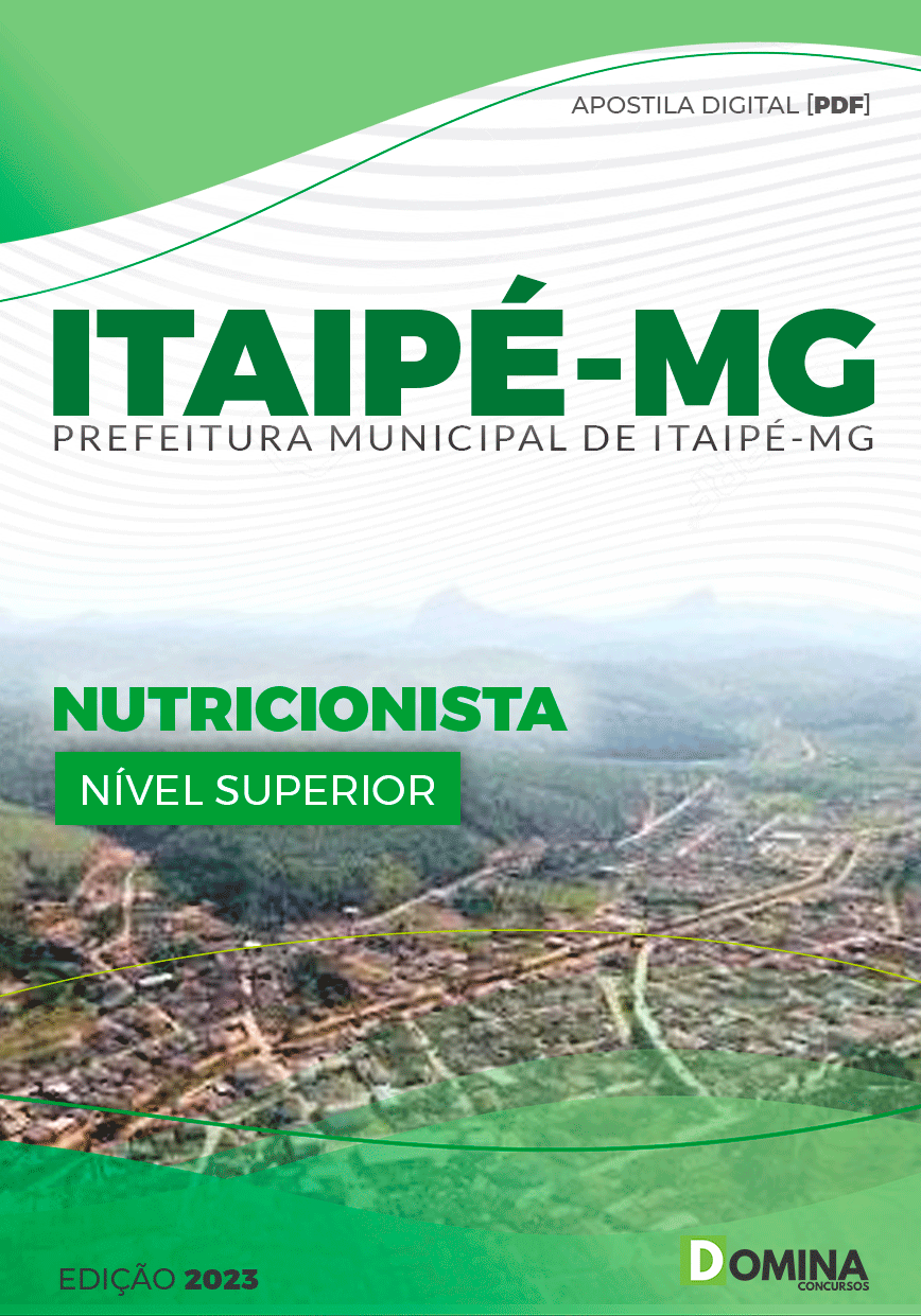 Apostila Concurso Pref Itaipé MG 2023 Nutricionista