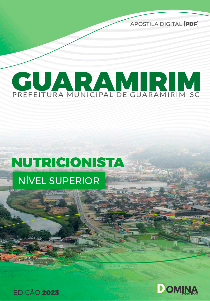 Apostila Pref Guaramirim SC 2023 Nutricionista