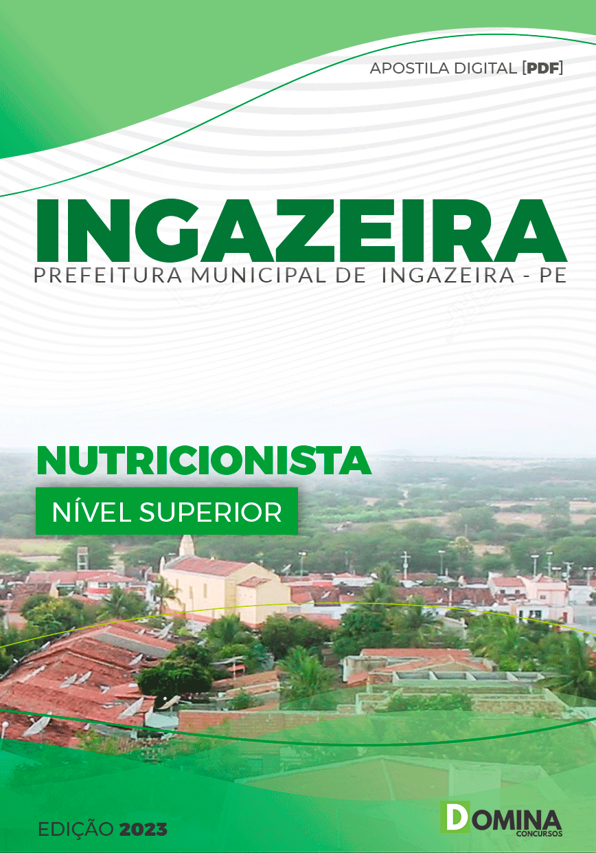 Apostila Concurso Pref Ingazeira PE 2023 Nutricionista