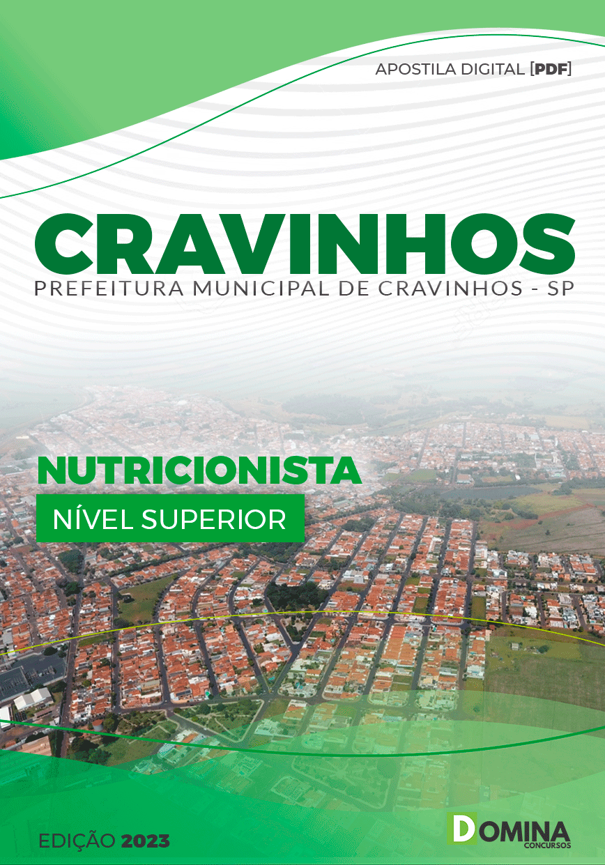 Apostila Concurso Pref Cravinhos SP 2023 Nutricionista