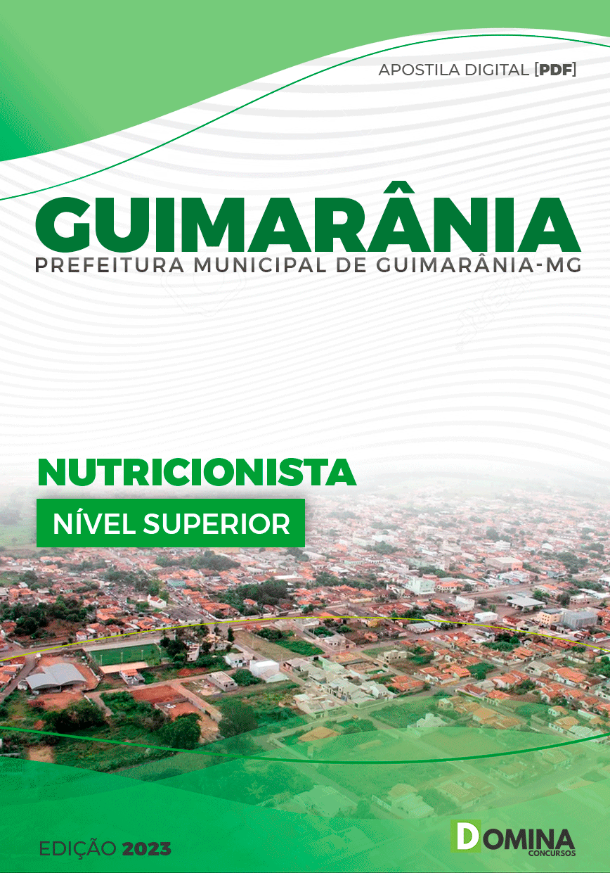 Apostila Pref Guimarânia MG 2023 Nutricionista