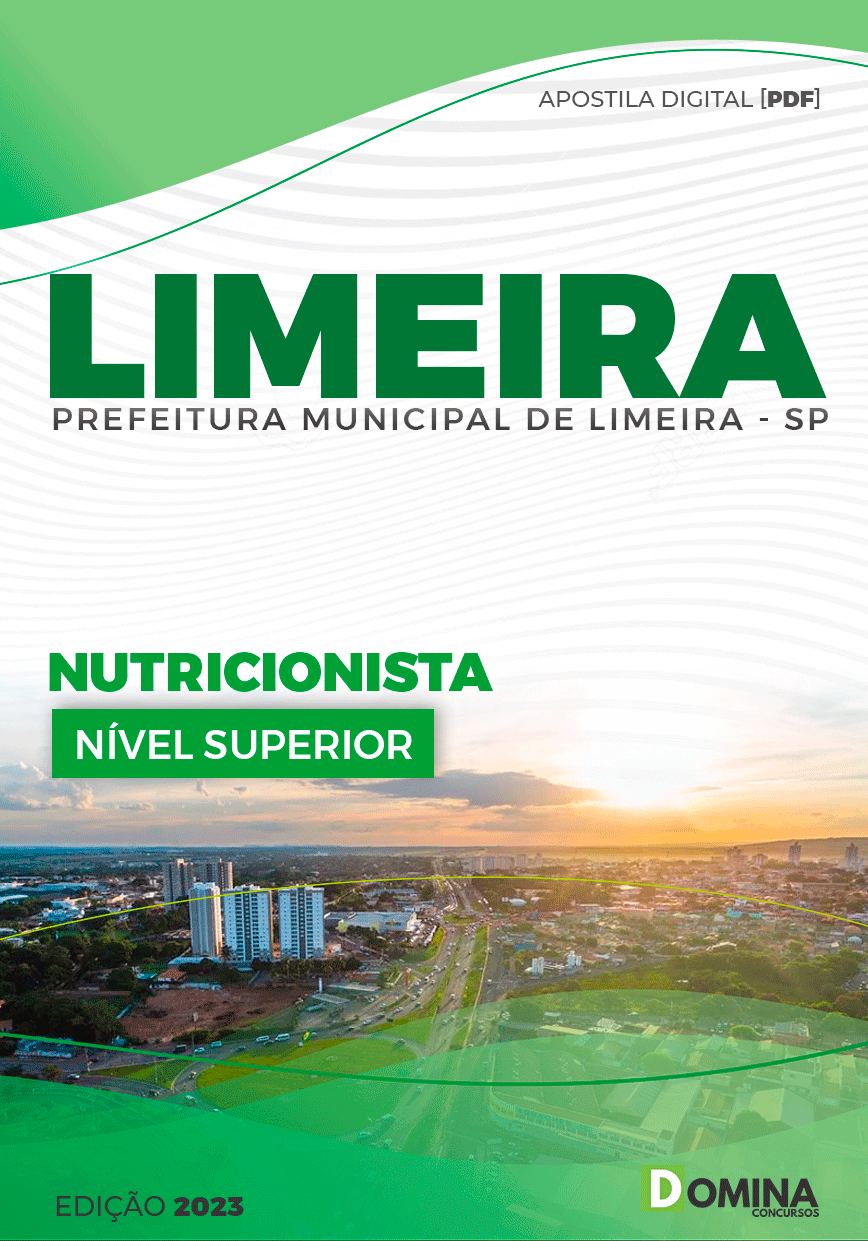 Apostila Concurso Pref Limeira SP 2023 Nutricionista