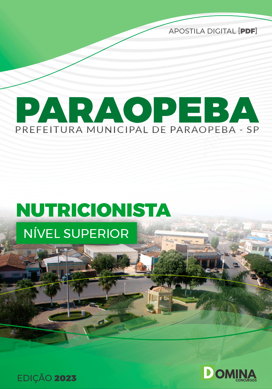 Apostila Pref Paraopeba MG 2023 Nutricionista