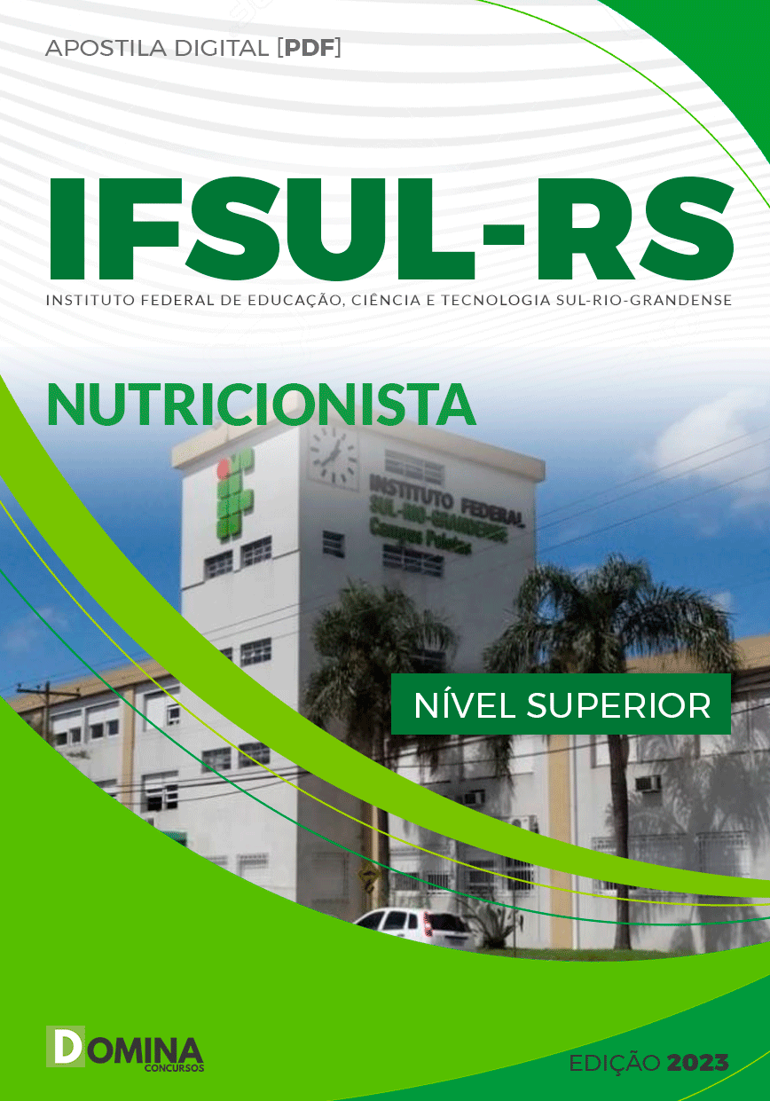 Apostila IFSUL RS 2023 Nutricionista