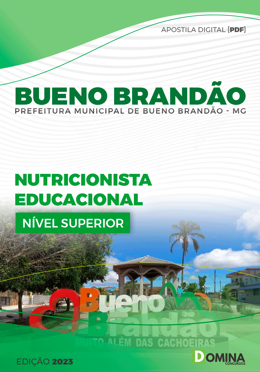 Apostila Pref Bueno Brandão MG 2024 Nutricionista Educacional