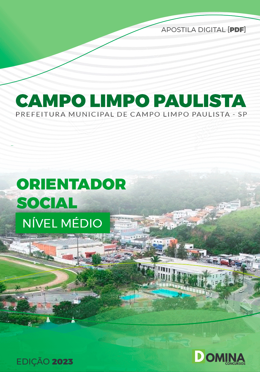 Apostila Pref Campo Limpo Paulista SP 2023 Orientador Social