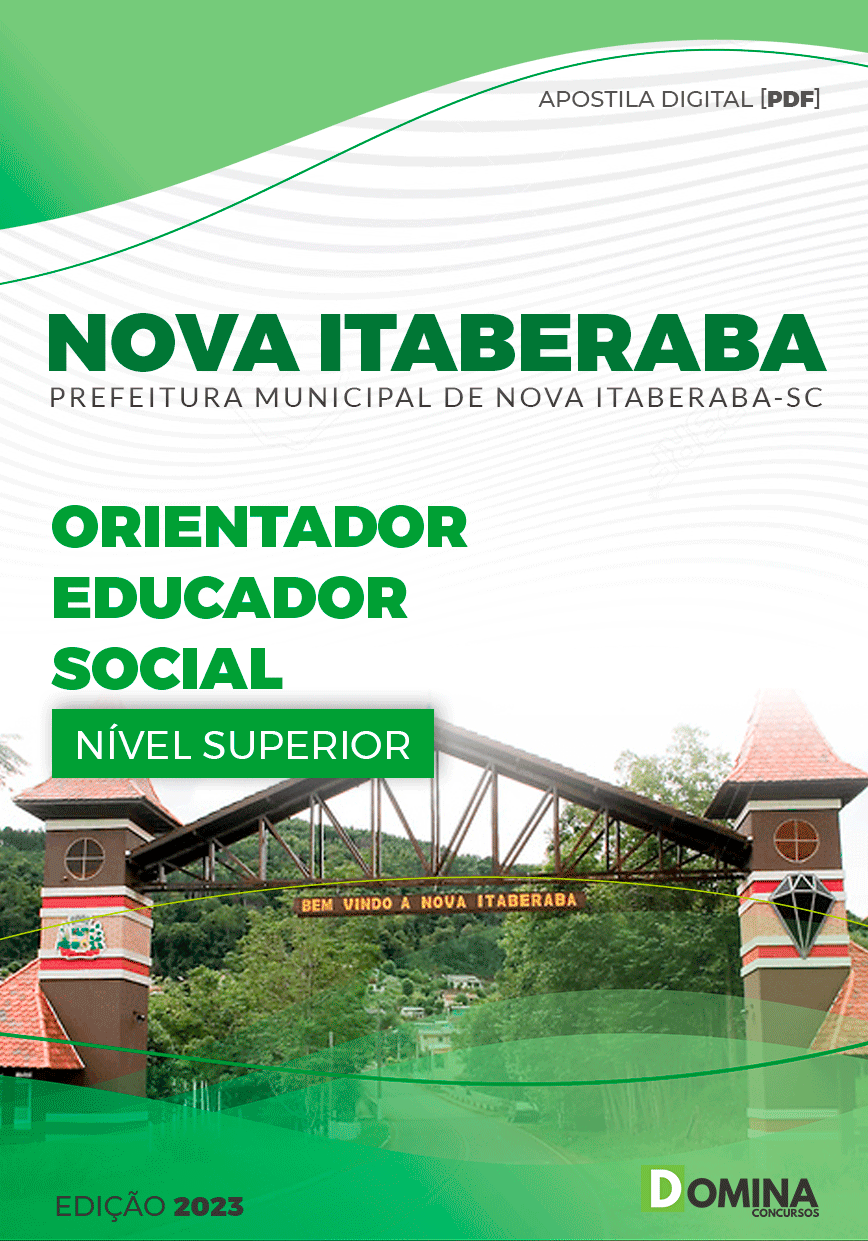 Apostila Pref Nova Itaberaba SC 2023 Orientador Educador Social