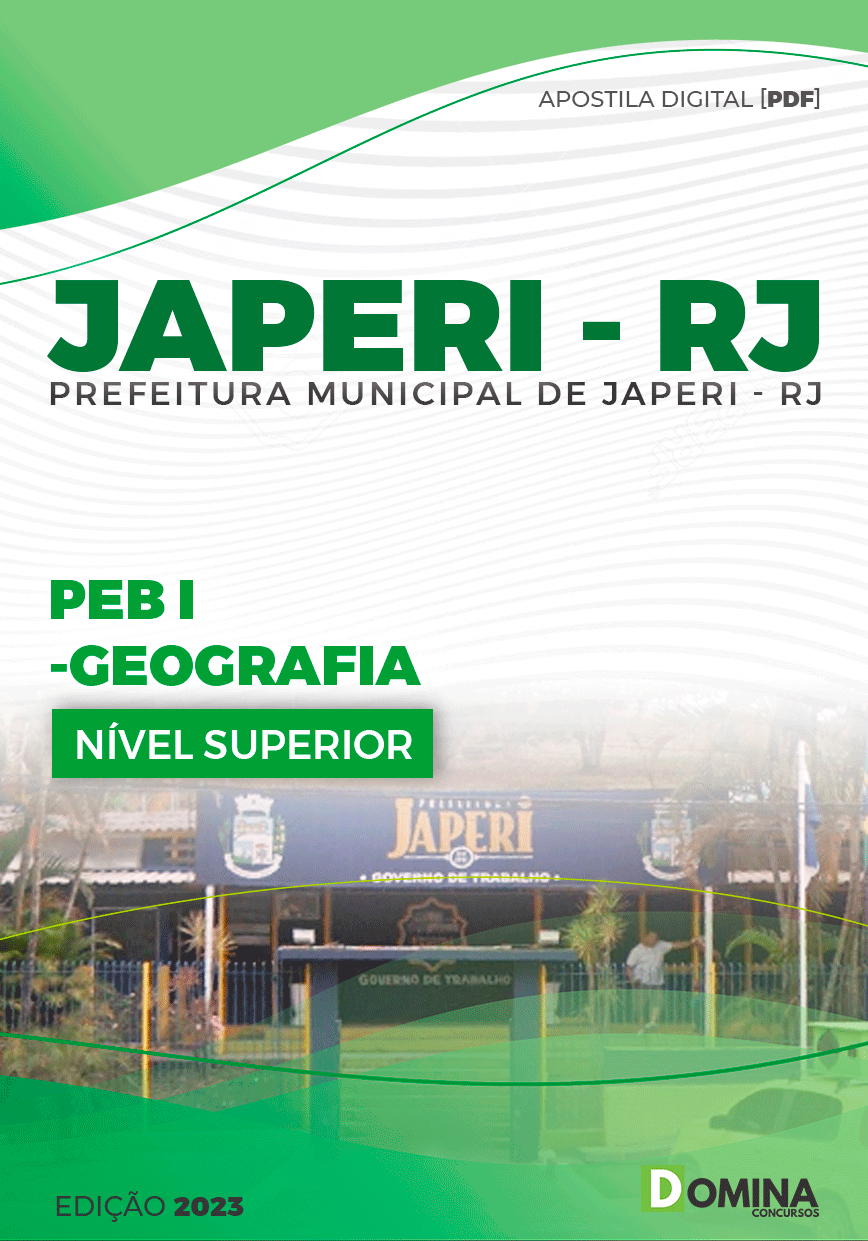 Apostila Pref Japeri RJ 2023 Professor Ed Básica I Geografia