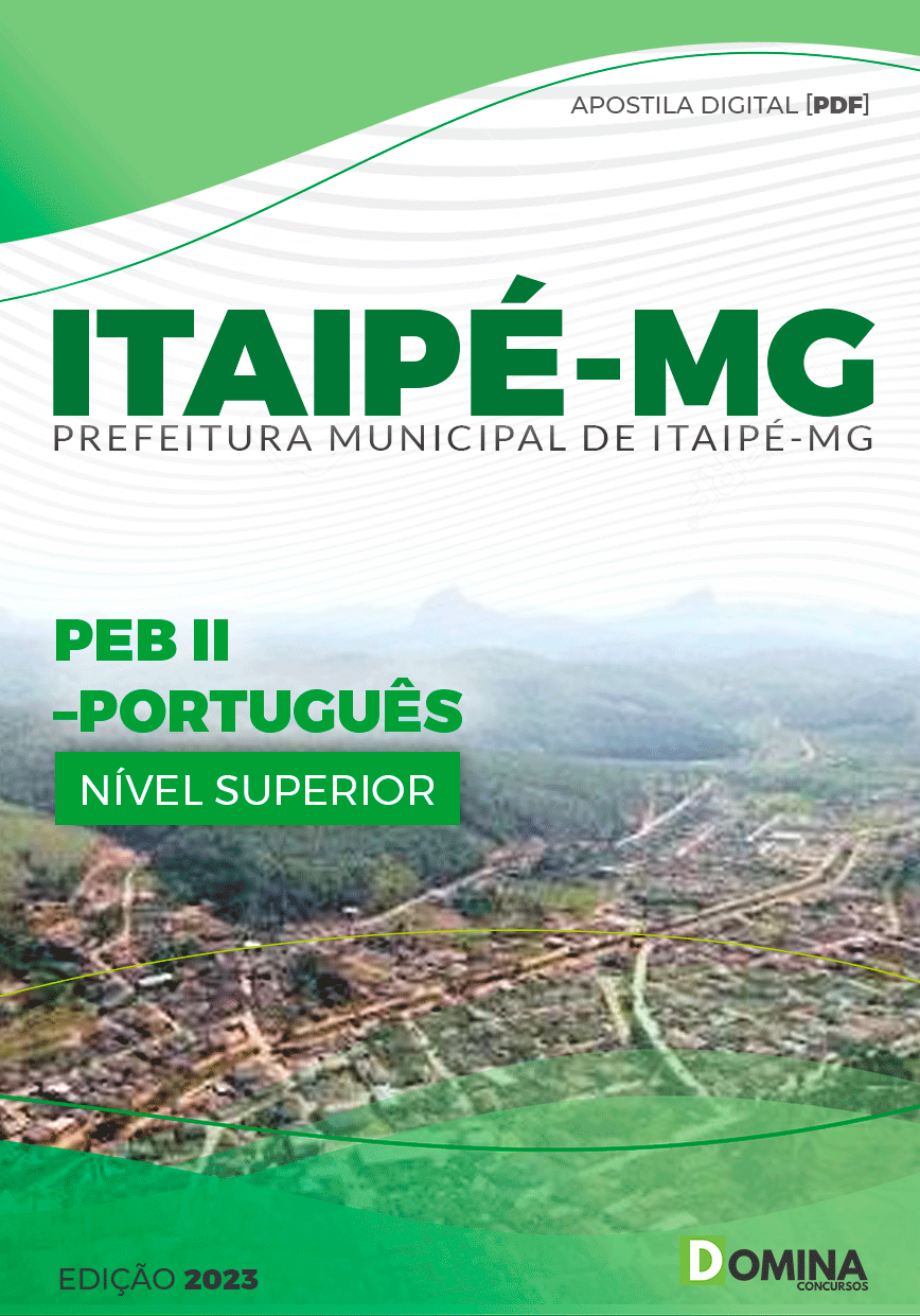Apostila Concurso Pref Itaipé MG 2023 Professor Português