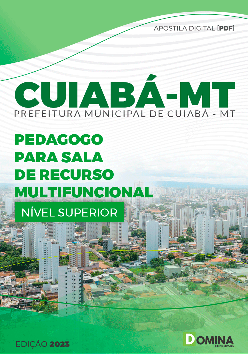 Apostila Pref Cuiabá MT 2023 Professor Sala Recurso Multifuncional