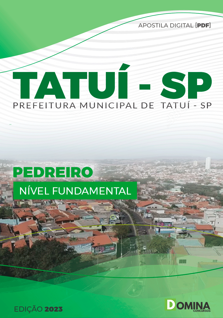 Apostila Pref Tatuí SP 2023 Pedreiro