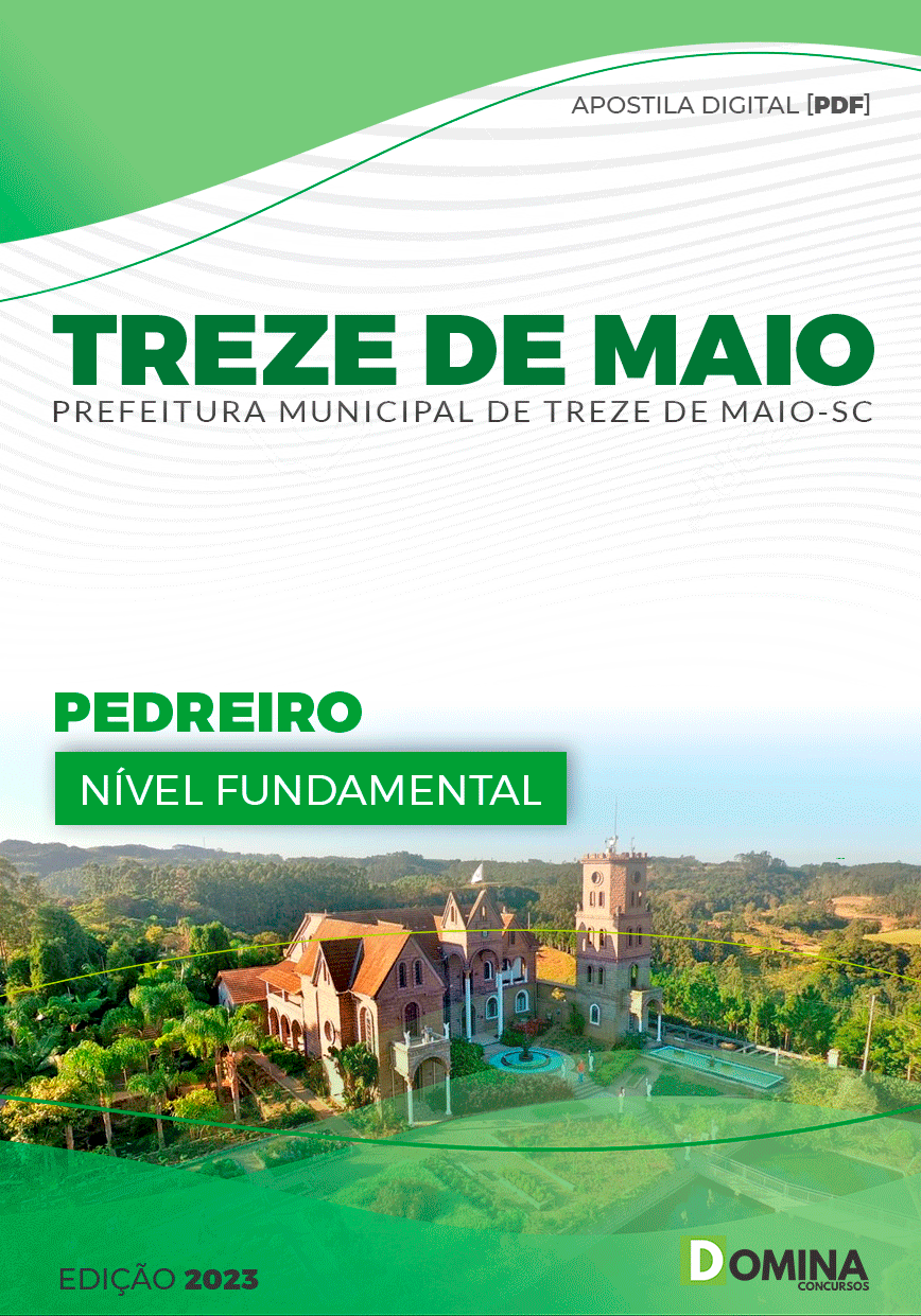 Apostila Pref Treze de Maio SC 2023 Pedreiro