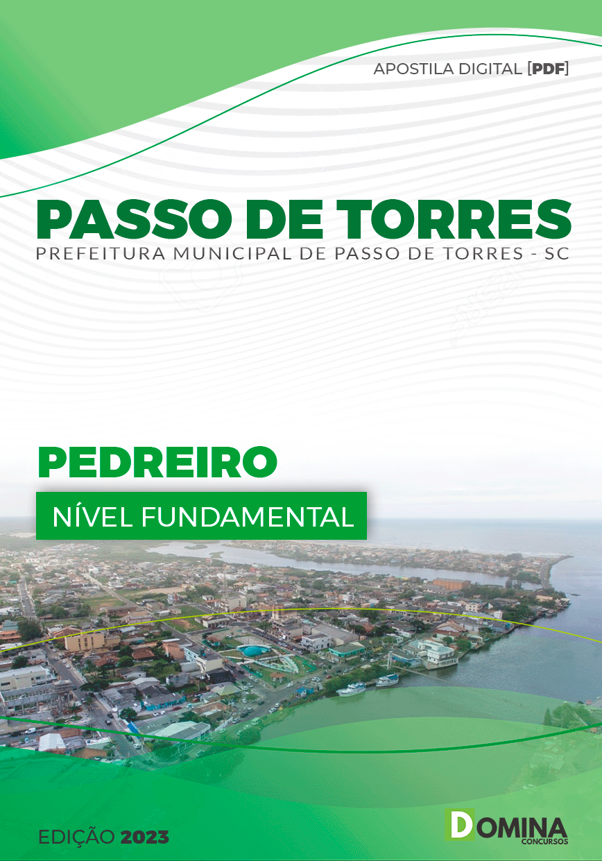 Apostila Concurso Pref Passo de Torres SC 2023 Pedreiro