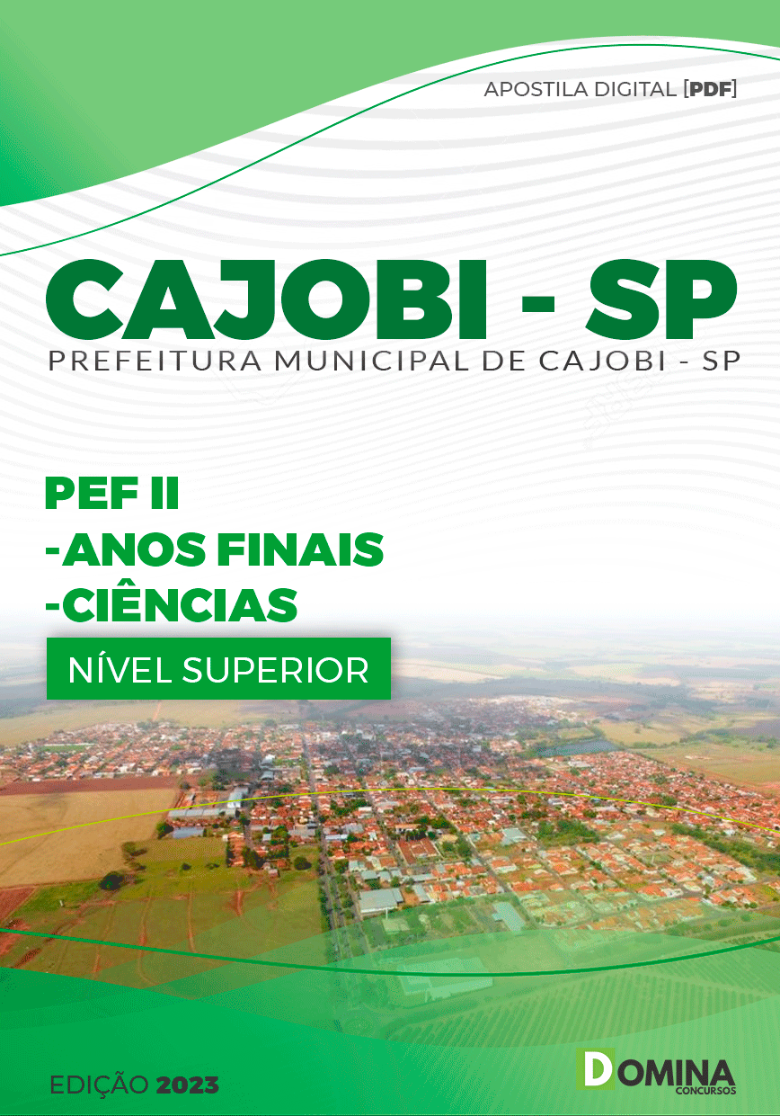 Apostila Pref Cajobi SP 2023 Professor PEF II Ciências