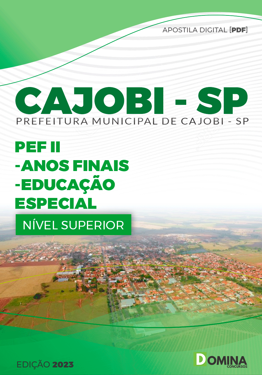 Apostila Pref Cajobi SP 2023 Professor PEF II Educação Especial