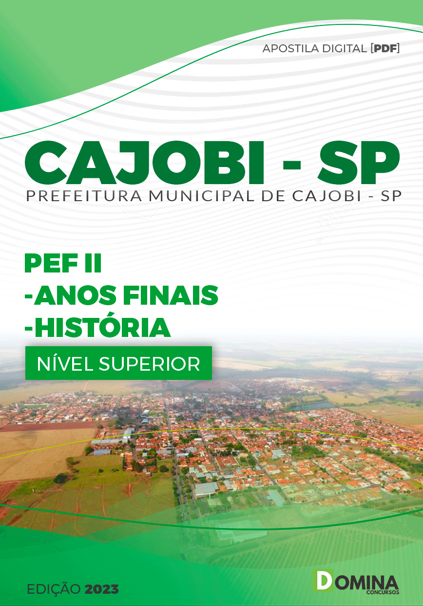 Apostila Pref Cajobi SP 2023 Professor PEF II História