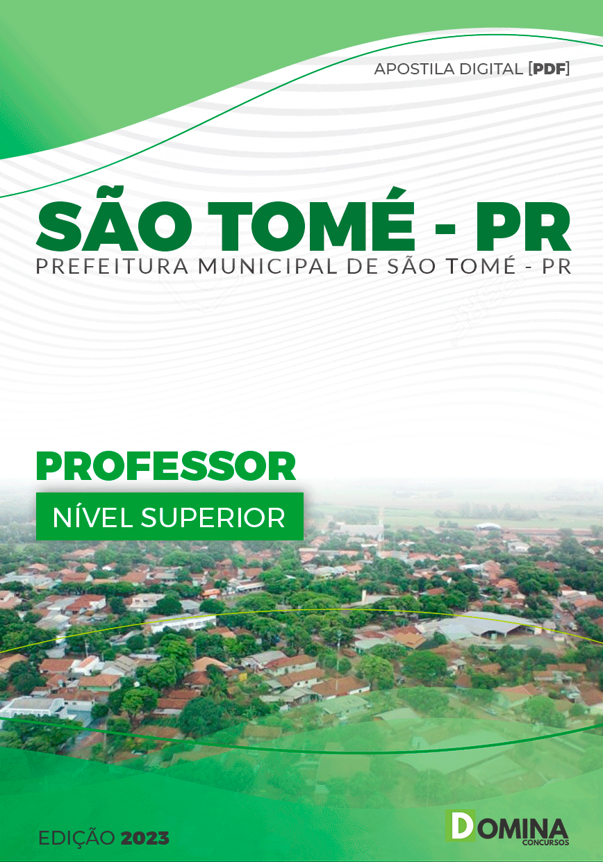 Apostila Pref São Tomé PR 2023 Professor