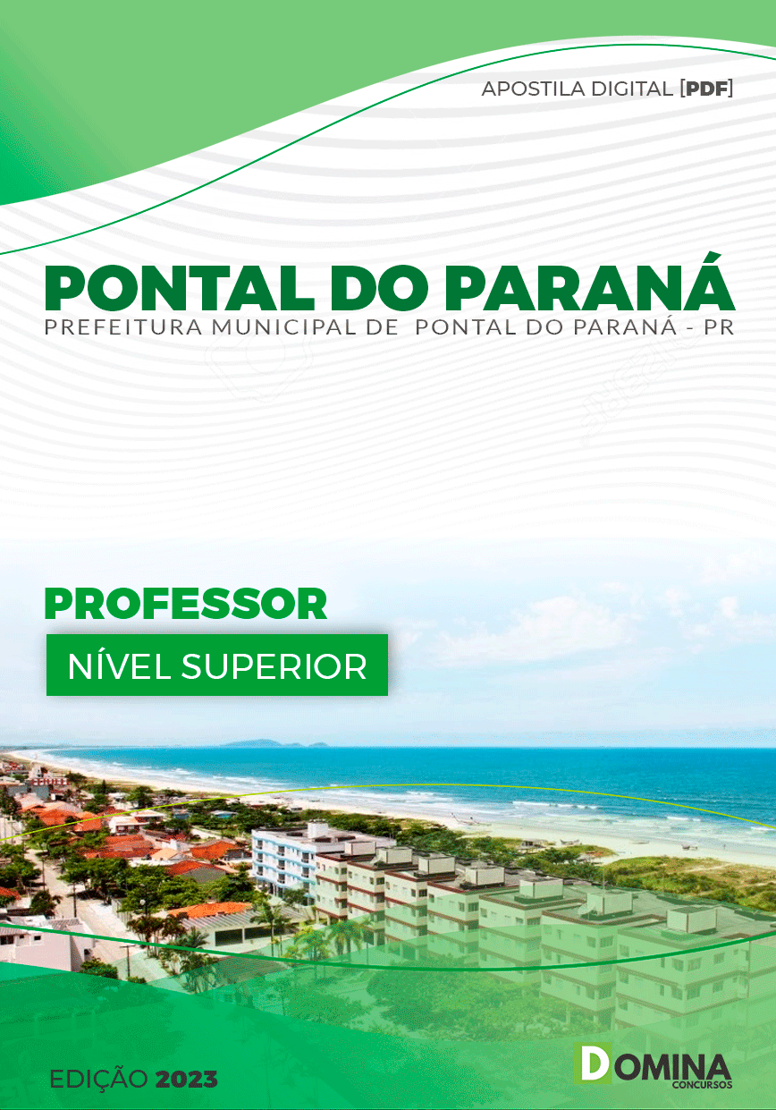 Apostila Pref Pontal do Paraná PR 2023 Professor