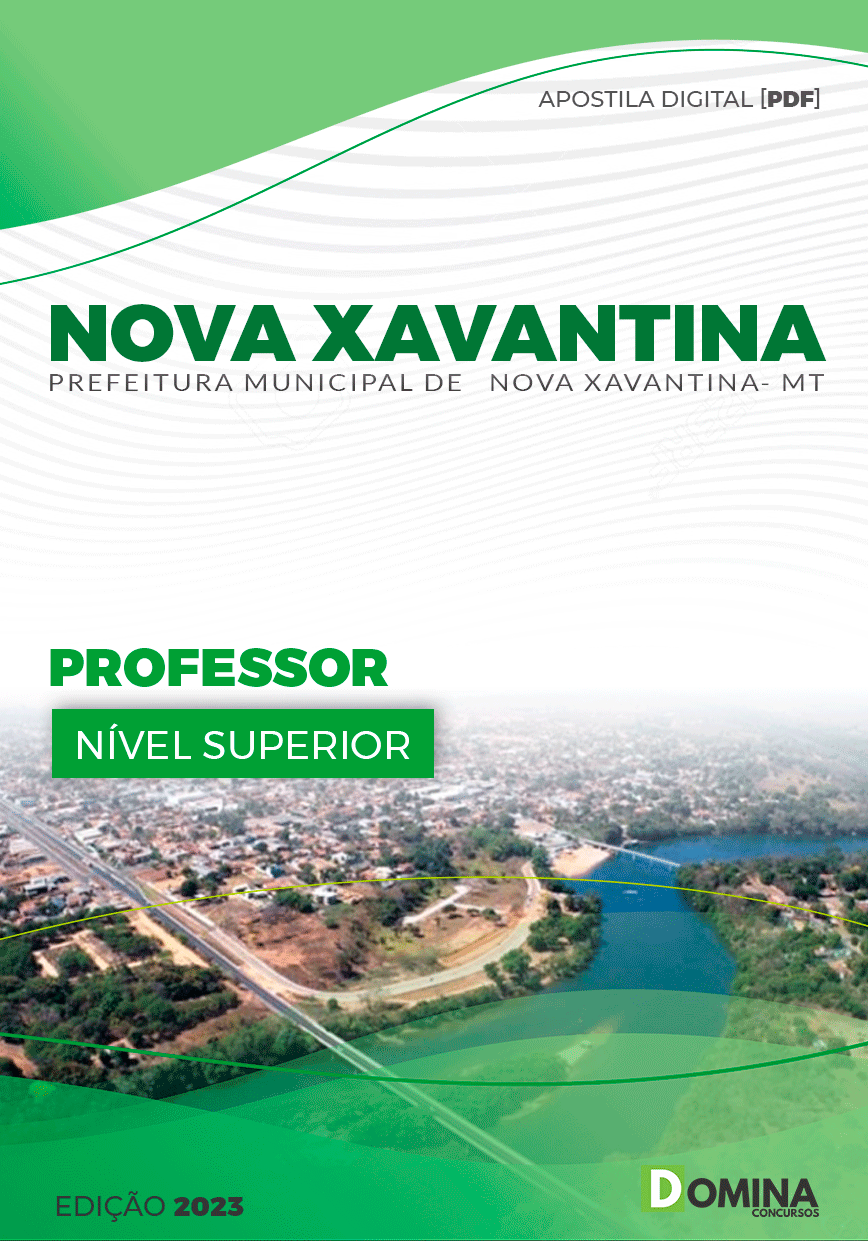 Apostila Pref Nova Xavantina MT 2023 Professor
