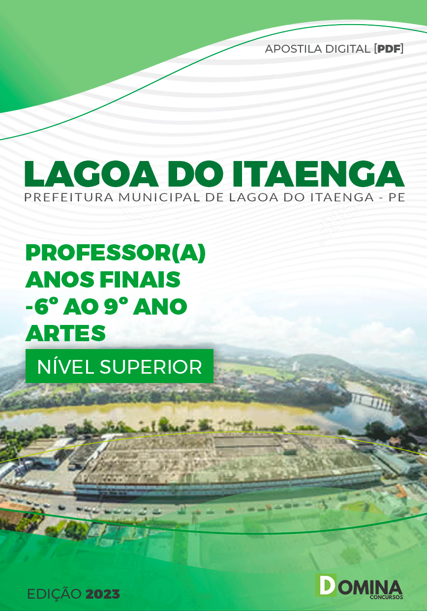 Apostila Pref Lagoa de Itaenga PE 2023 Professor Artes