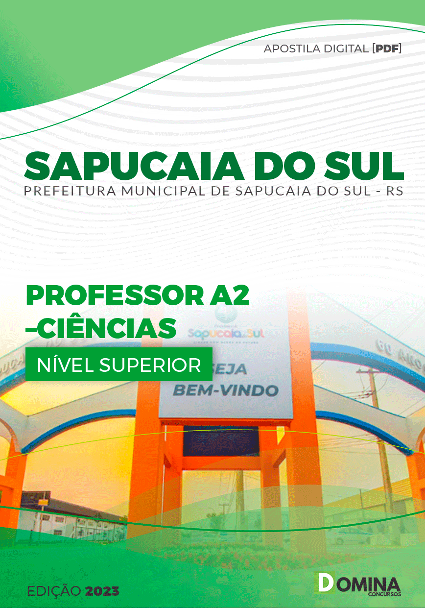 Apostila Pref Sapucaia do Sul RS 2023 Professor A II Ciências