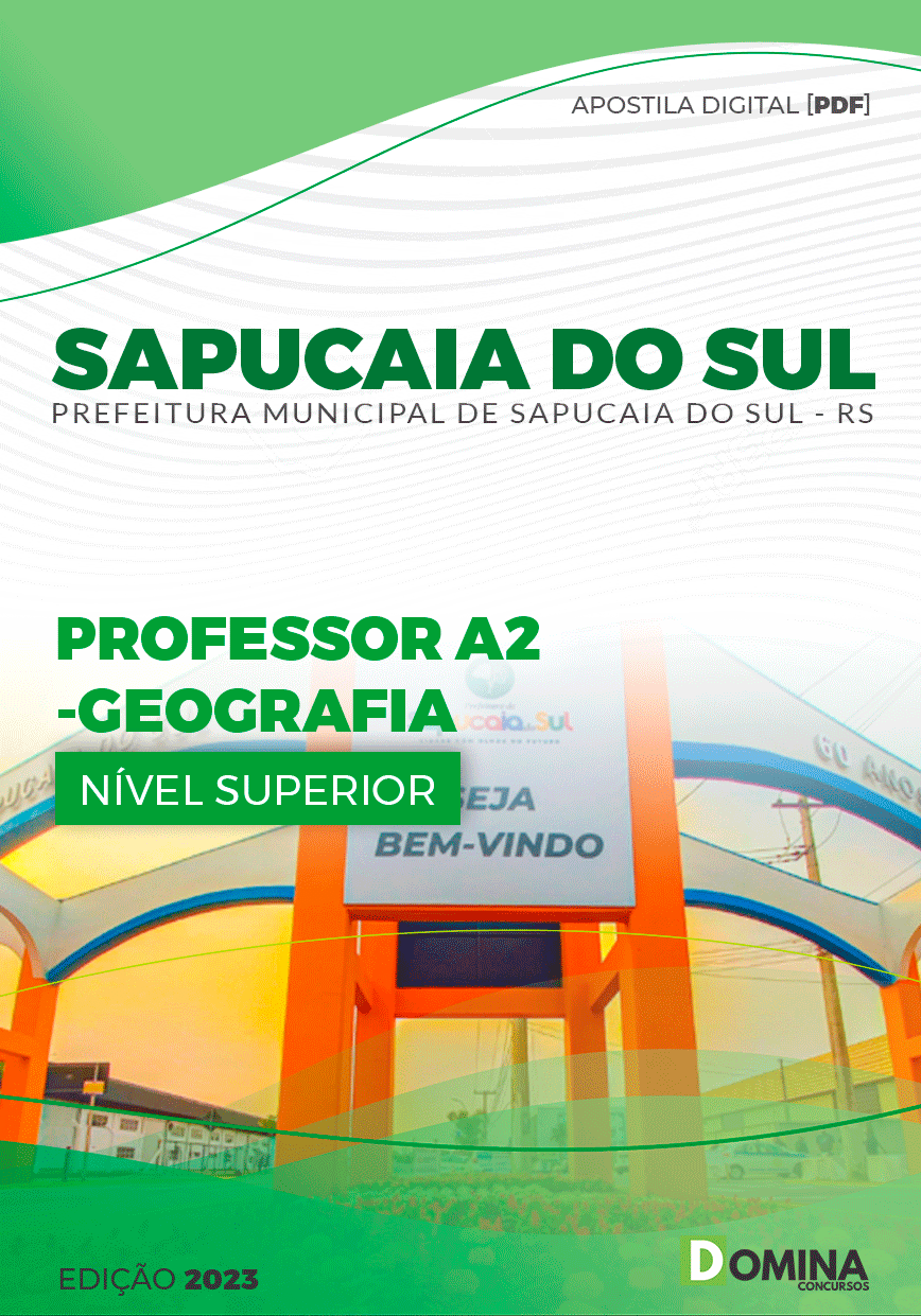 Apostila Pref Sapucaia do Sul RS 2023 Professor A II Geografia