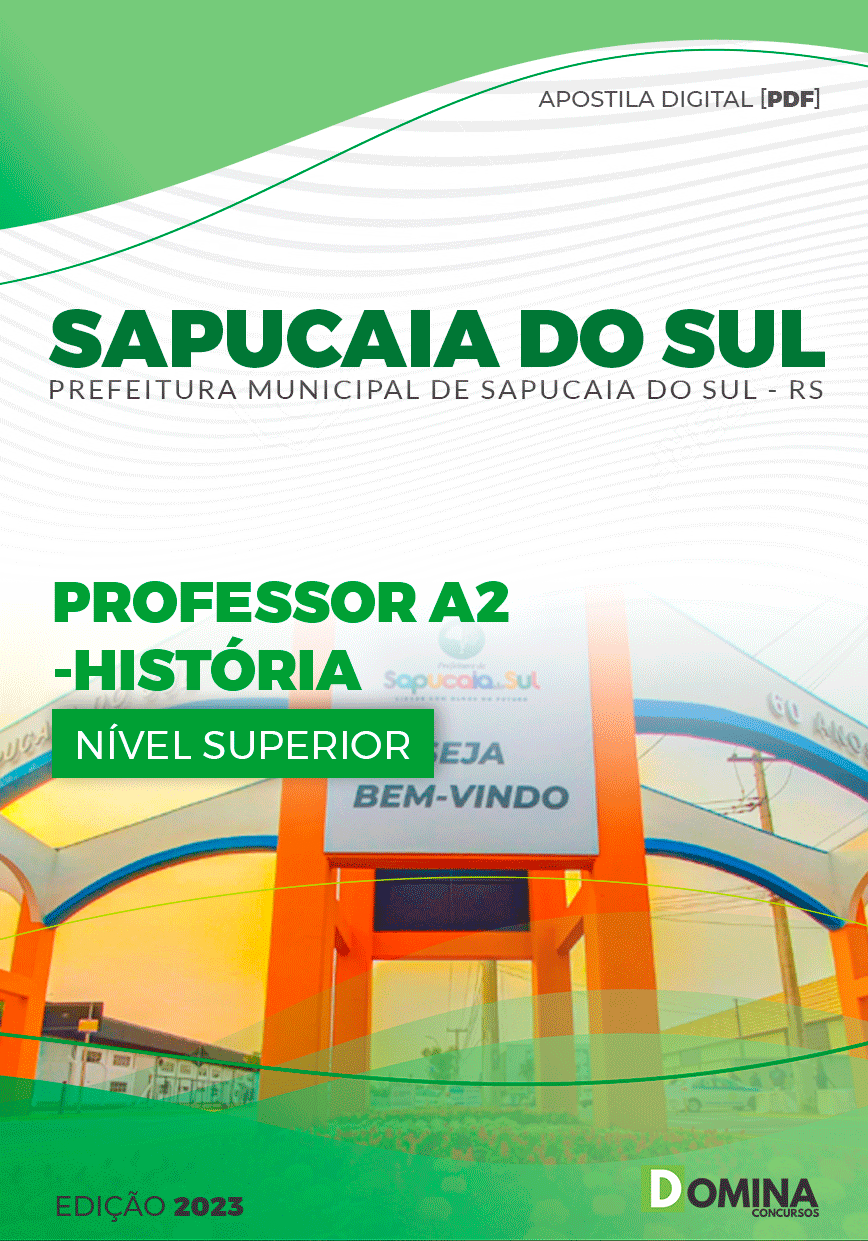 Apostila Pref Sapucaia do Sul RS 2023 Professor A II História