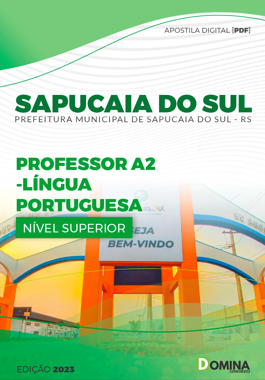 Apostila Pref Sapucaia do Sul RS 2023 Professor A II Língua Portuguesa