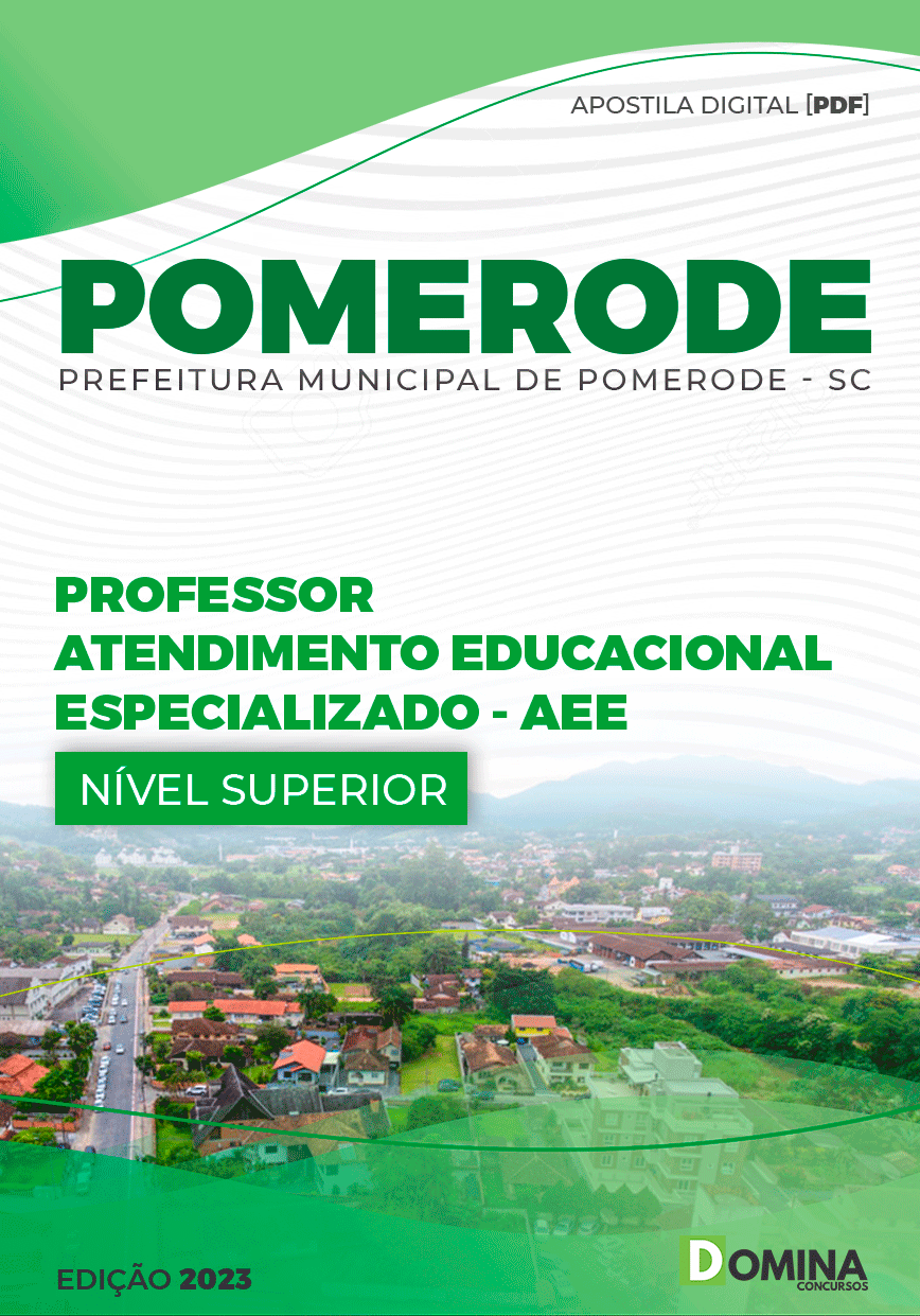 Apostila Pref Pomerode SC 2023 Professor Especializado
