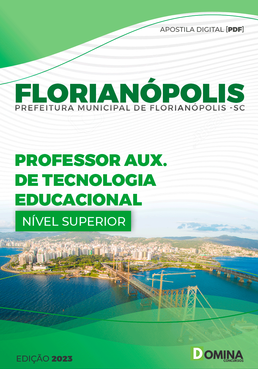 Apostila Pref Florianópolis SC 2023 Professor Tecnologia Educacional