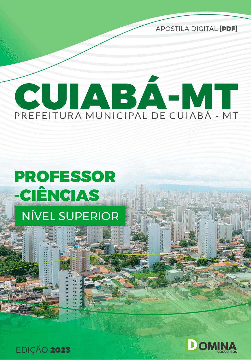 Apostila Pref Cuiabá MT 2023 Professor Ciências