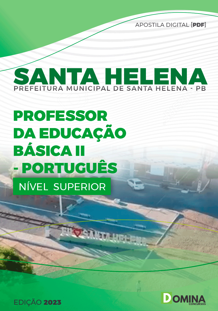 Pref Santa Helena PB 2023 Professor Educação Básica Português