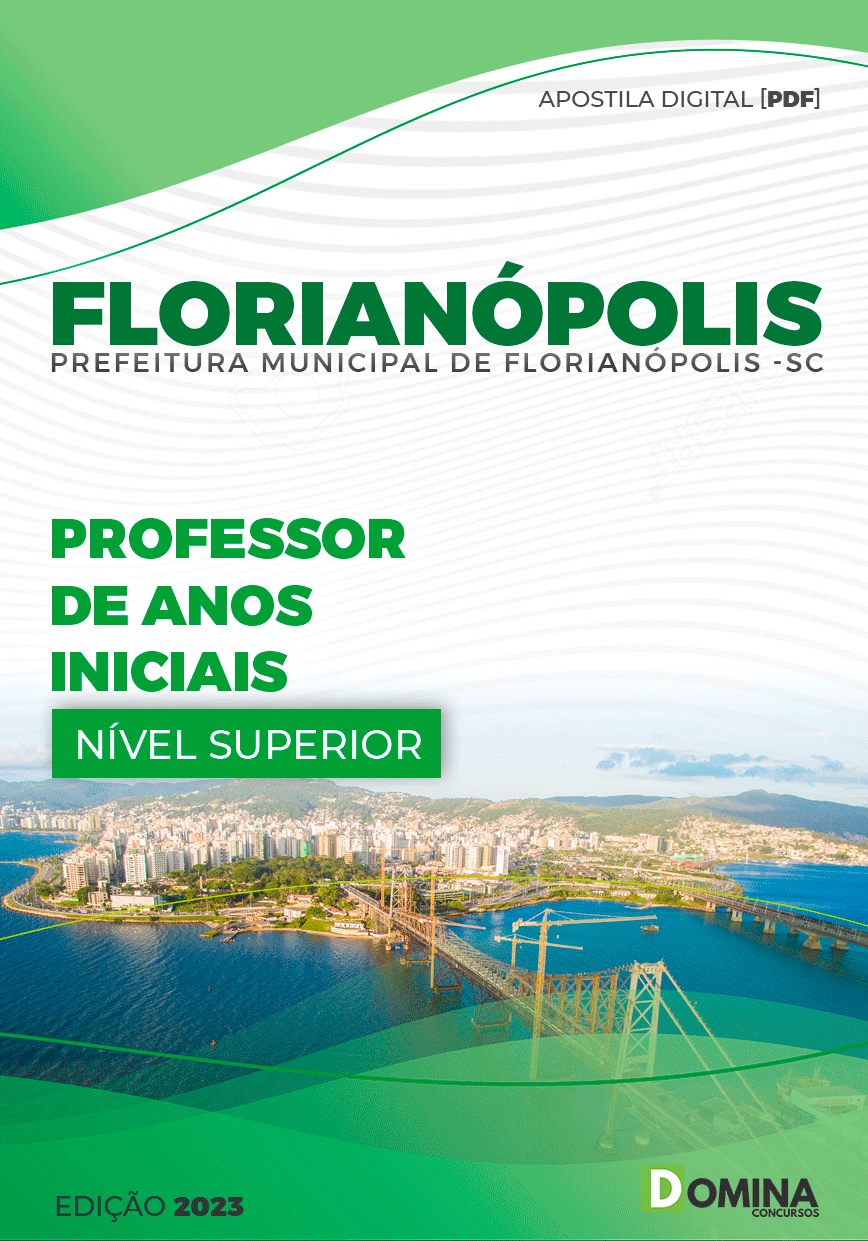 Apostila Pref Florianópolis SC 2023 Professor Anos Iniciais