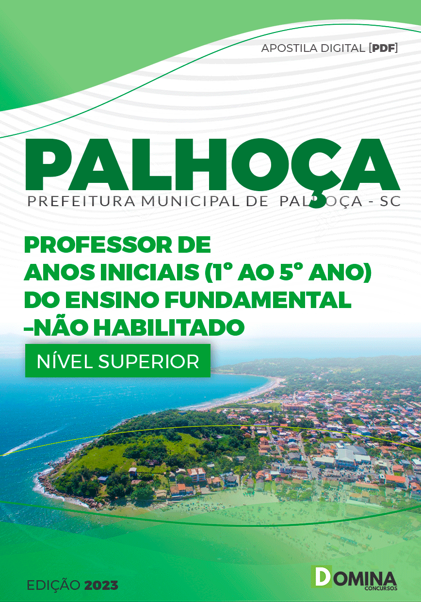 Pref Palhoça SC 2023 Professor Ensino Fundamental N Habilitado