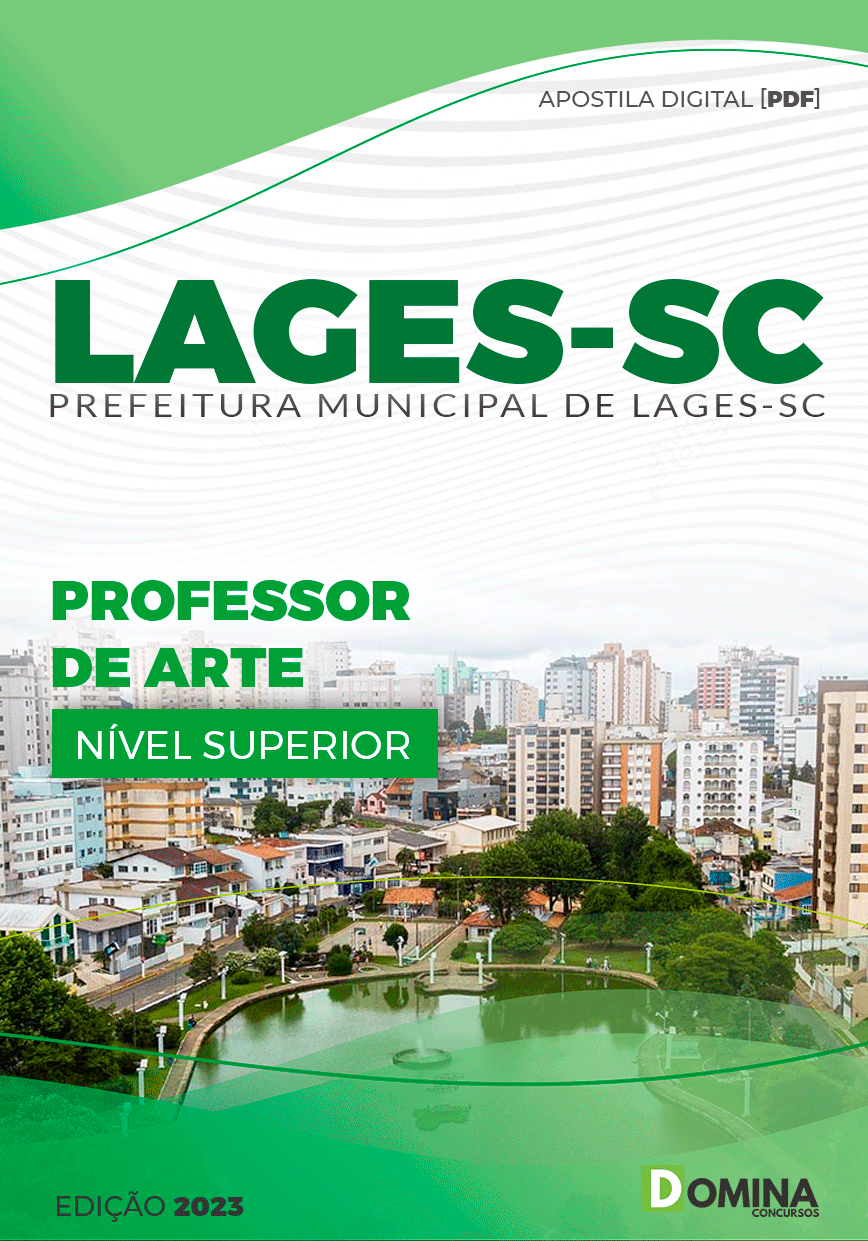 Apostila Pref Lages SC 2023 Professor de Artes