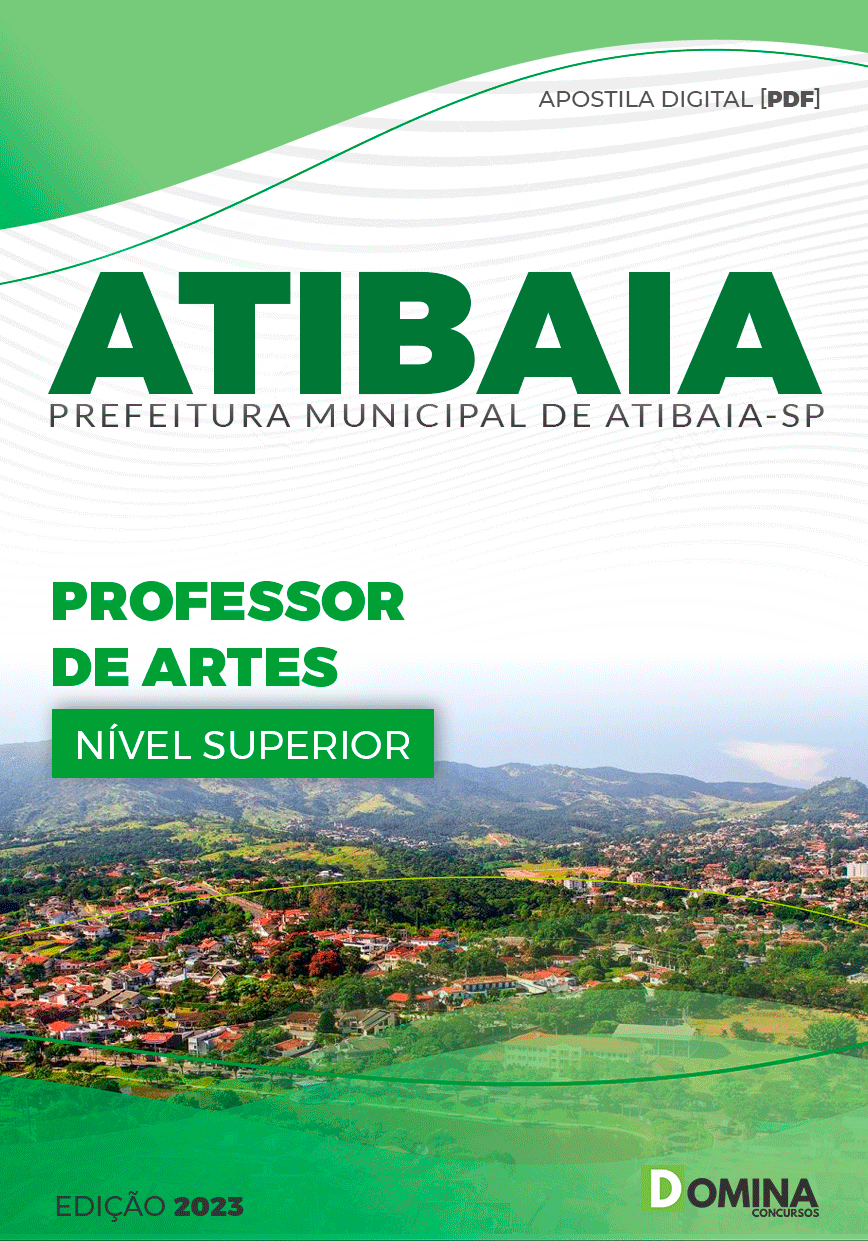 Apostila Concurso Pref Atibaia SP 2023 Professor Arte
