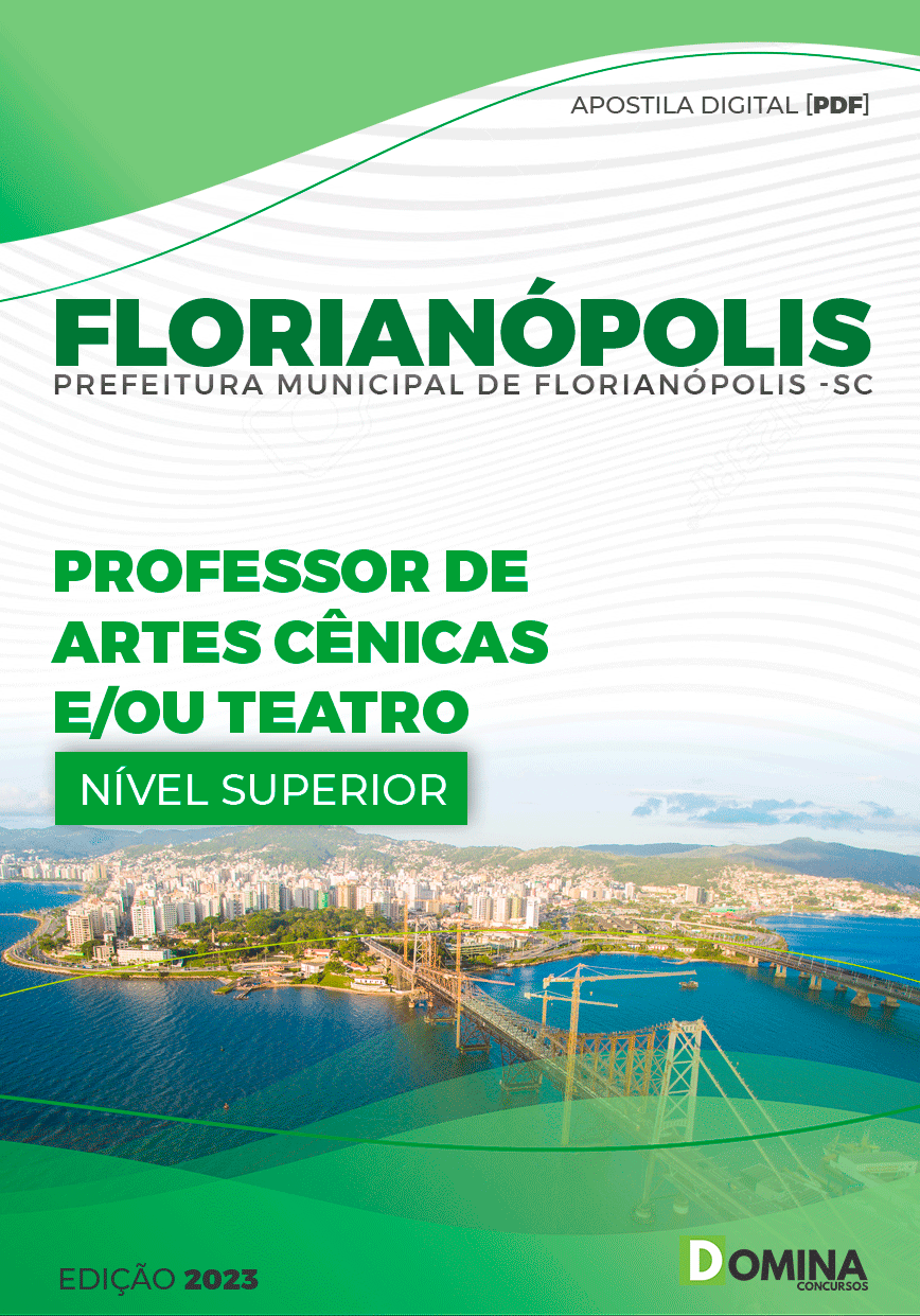 Apostila Pref Florianópolis SC 2023 Professor Artes Cênicas Teatro