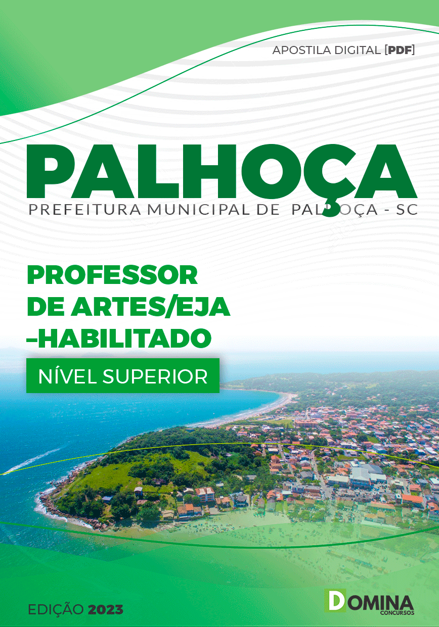 Pref Palhoça SC 2023 Prof Anos Finais Artes EJA Habilitado
