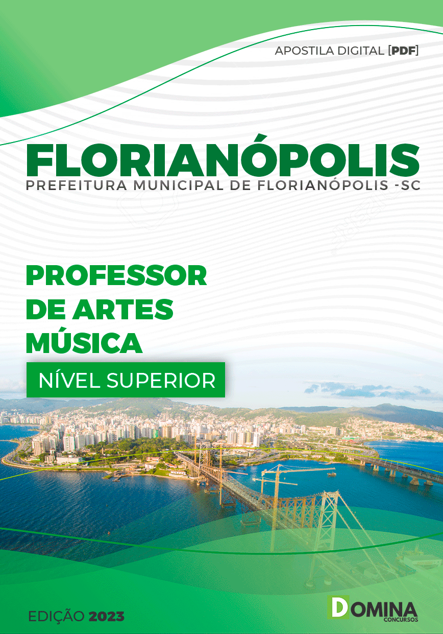 Apostila Pref Florianópolis SC 2023 Professor Artes Música