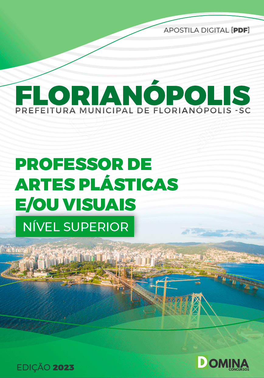 Apostila Pref Florianópolis SC 2023 Professor Artes Plásticas Visuais