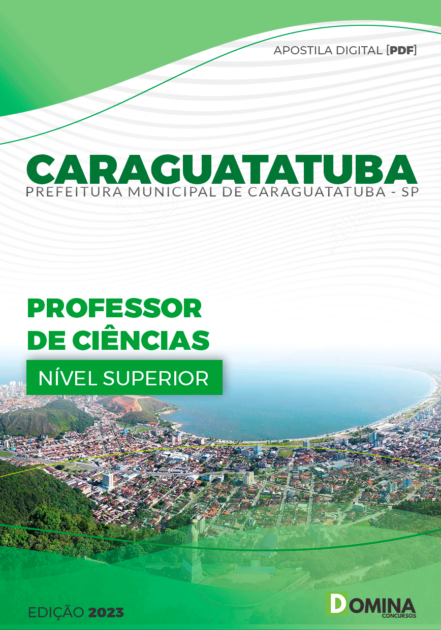 Apostila Pref Caraguatatuba SP 2024 Professor Ciências