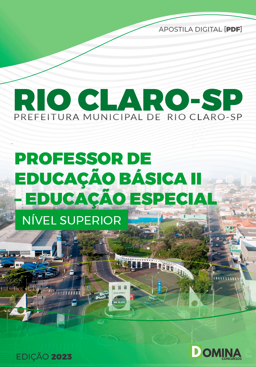 Pref Rio Claro SP 2023 Professor Educação Básica Especial