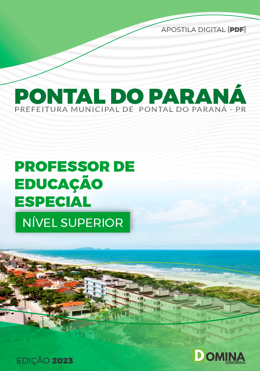 Pref Pontal do Paraná PR 2023 Professor Educação Especial