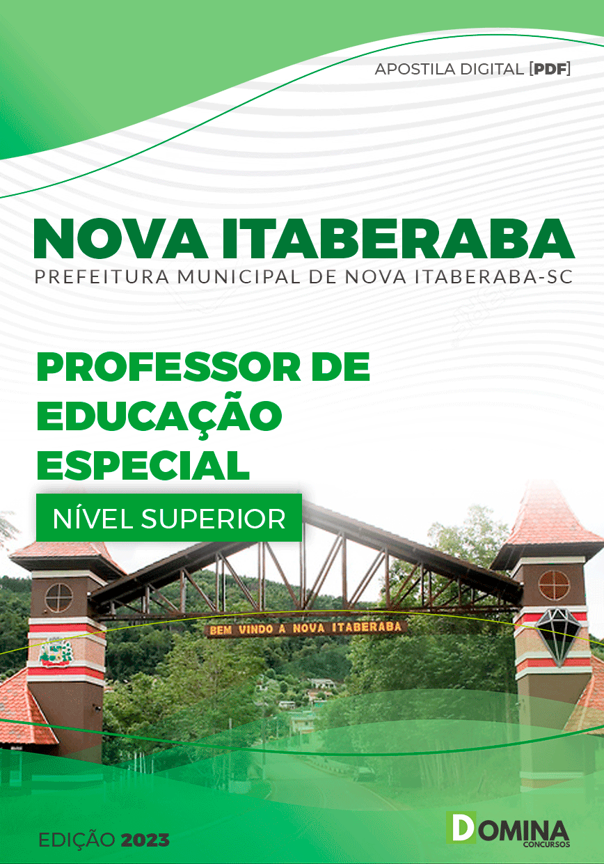 Apostila Pref Nova Itaberaba SC 2023 Professor Educação Especial