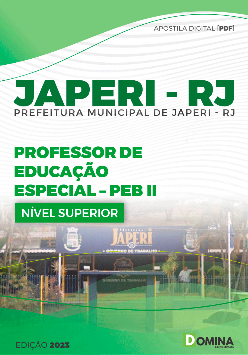 Apostila Pref Japeri RJ 2023 Professor Educação Especial