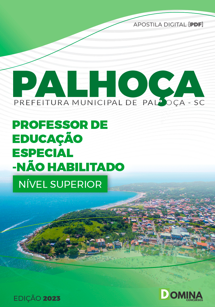 Pref Palhoça SC 2023 Professor Educação Especial N Habilitado