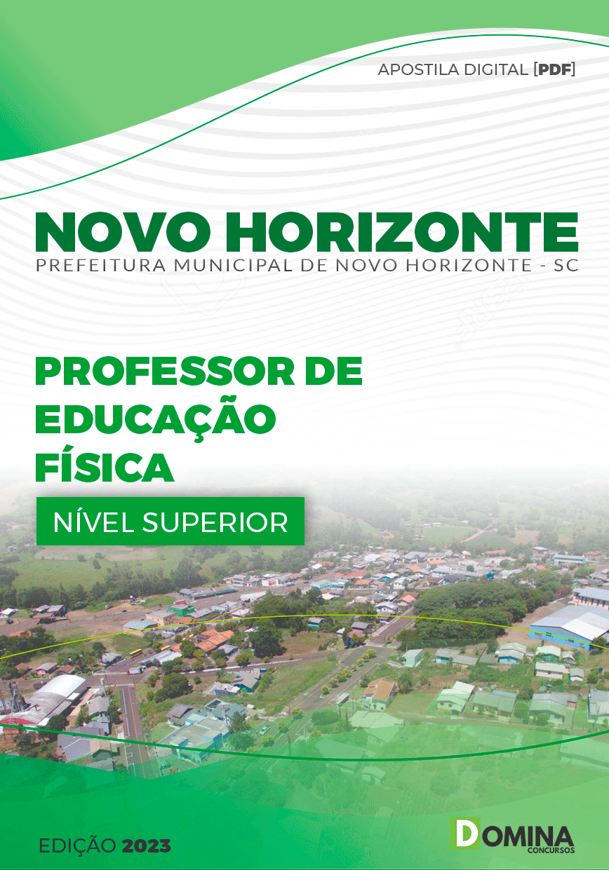 Apostila Pref Novo Horizonte SC 2023 Professor Educação Física