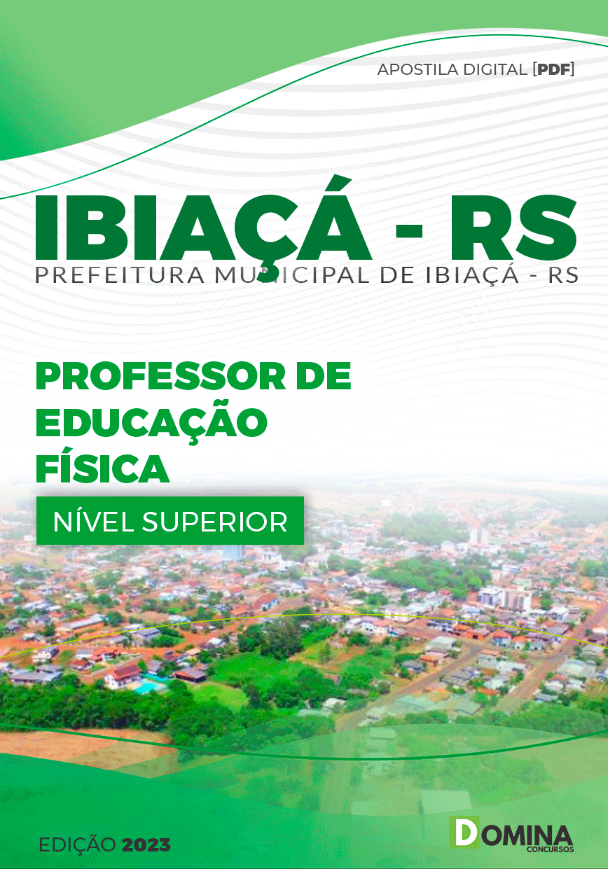 Apostila Concurso Pref Ibiaçá RS 2023 Professor Educação Física