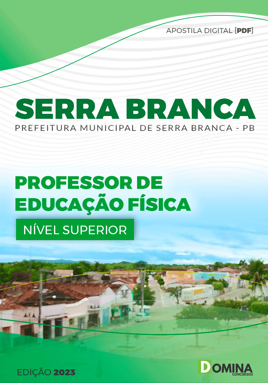 Apostila Pref Serra Branca PB 2023 Professor Educação Física